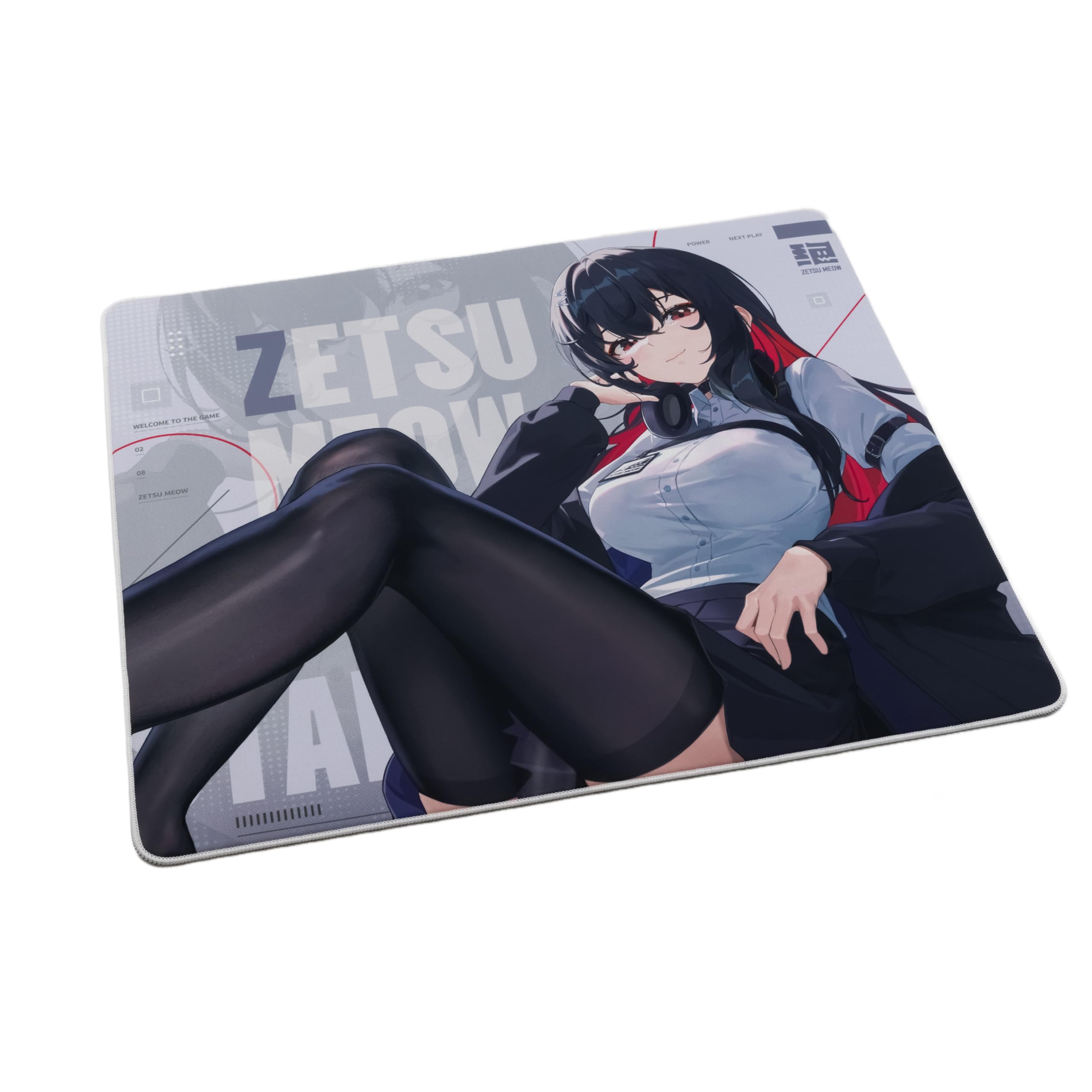 ZETSUMEOW 絶-ZETSU-　Color: Black ZETSUMEOW 絶-ZETSU-【布製マウスパッド】